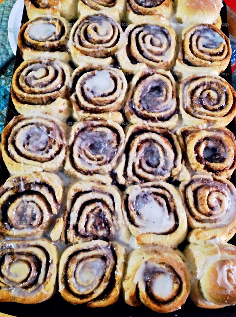 Homemade cinnamon rolls 