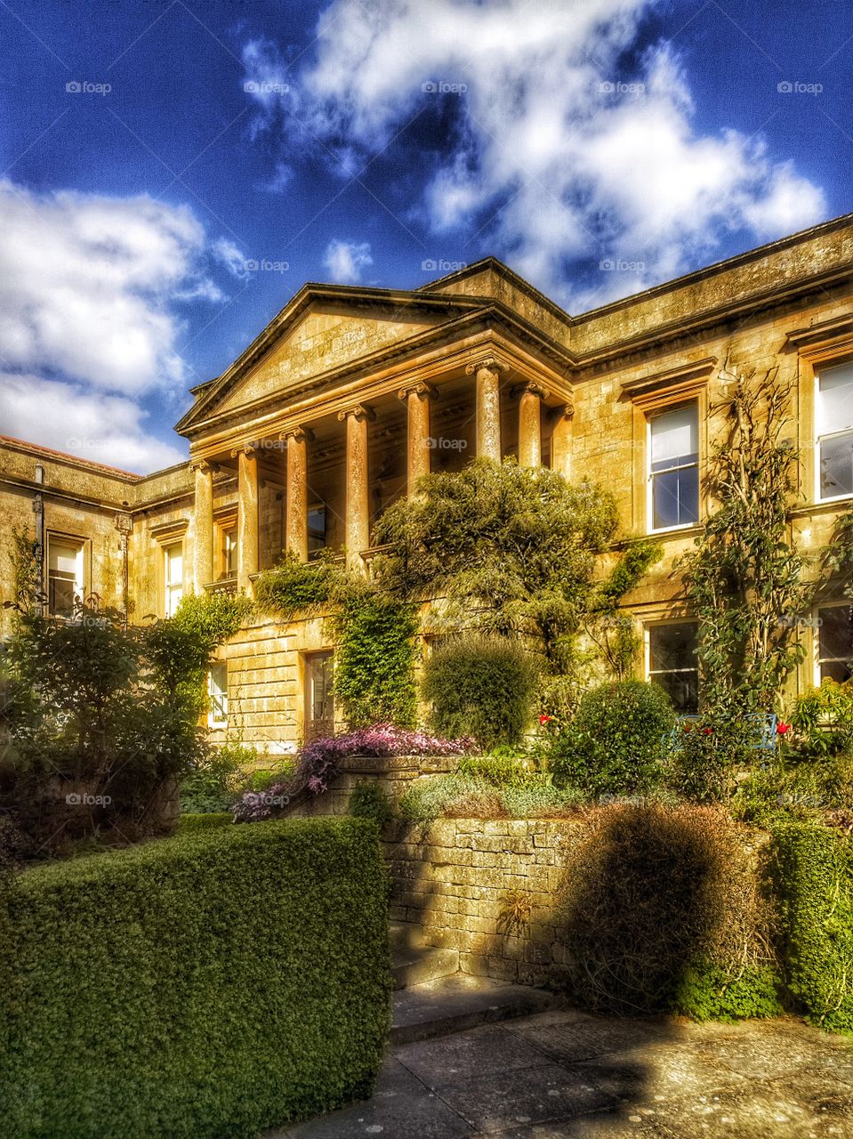 Gardens . Stately home 