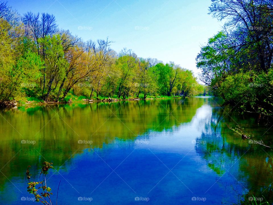 Spring on the white river