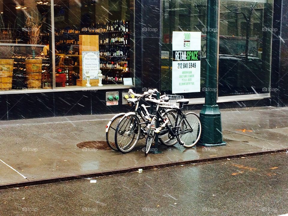 Perfect. Snowy day. NYC