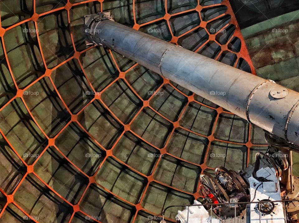Astronomy Telescope. Very Large Telescope In An Astronomical Observatory
