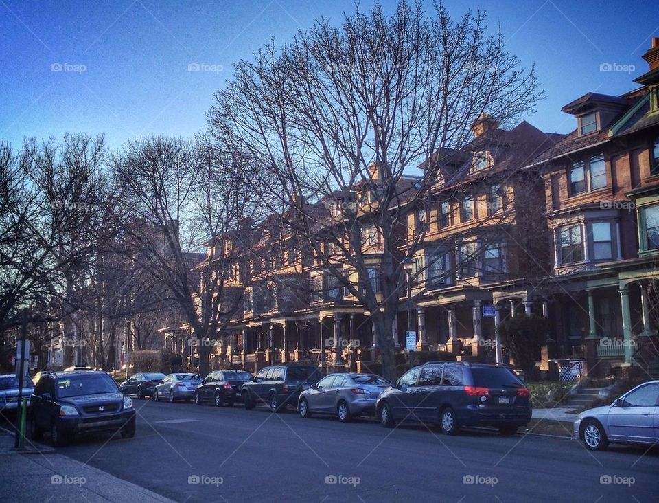 Spruce Hill street scape