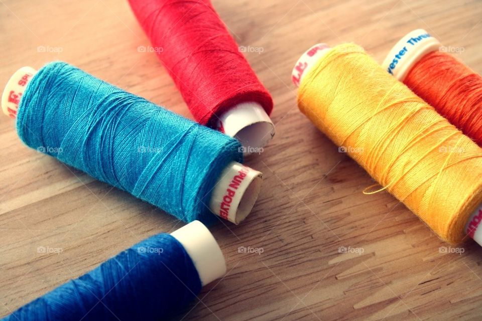Colored threads
