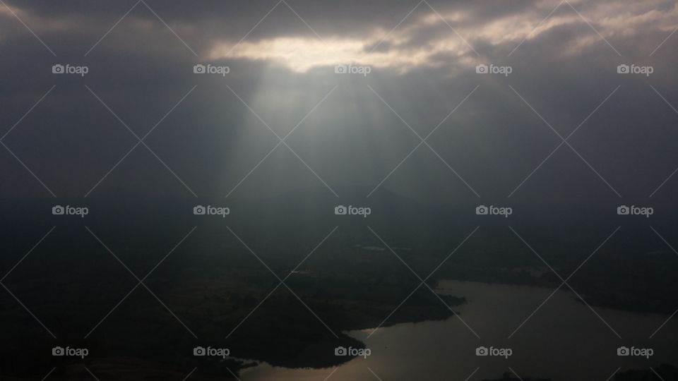 Fog, Sky, Sunset, Landscape, Mist