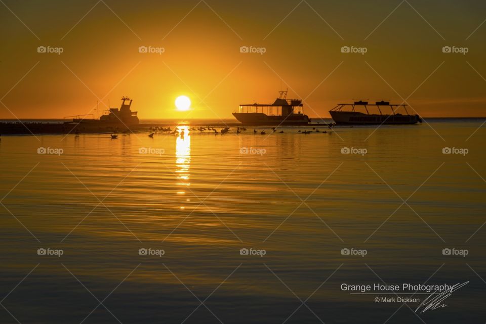 Sunset, Water, Dawn, Sea, Dusk