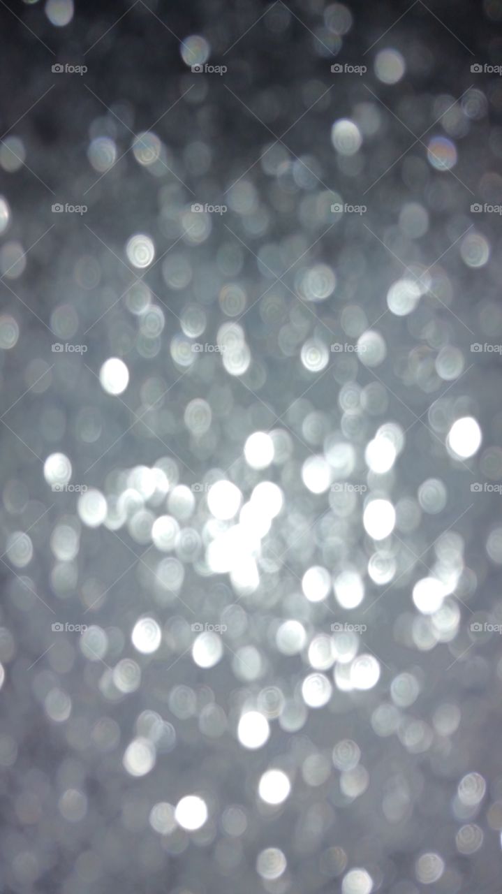 Silver glitter effect