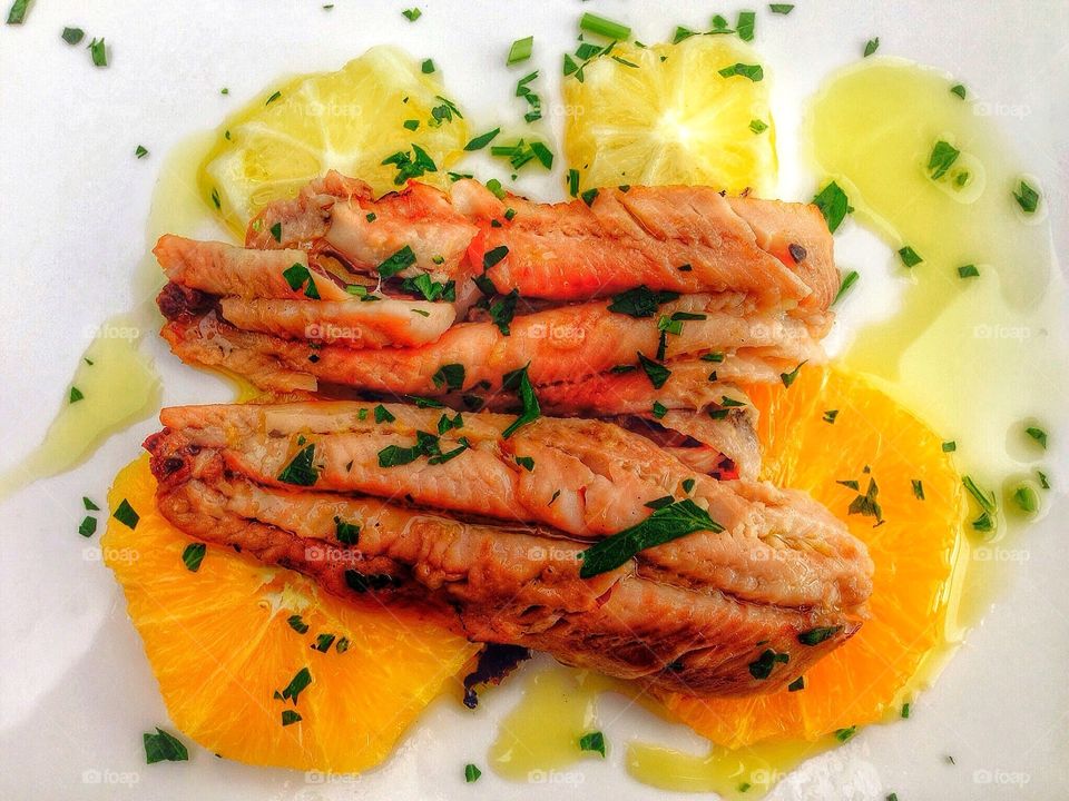 Gourmet Anchovy Fillet With Citrus