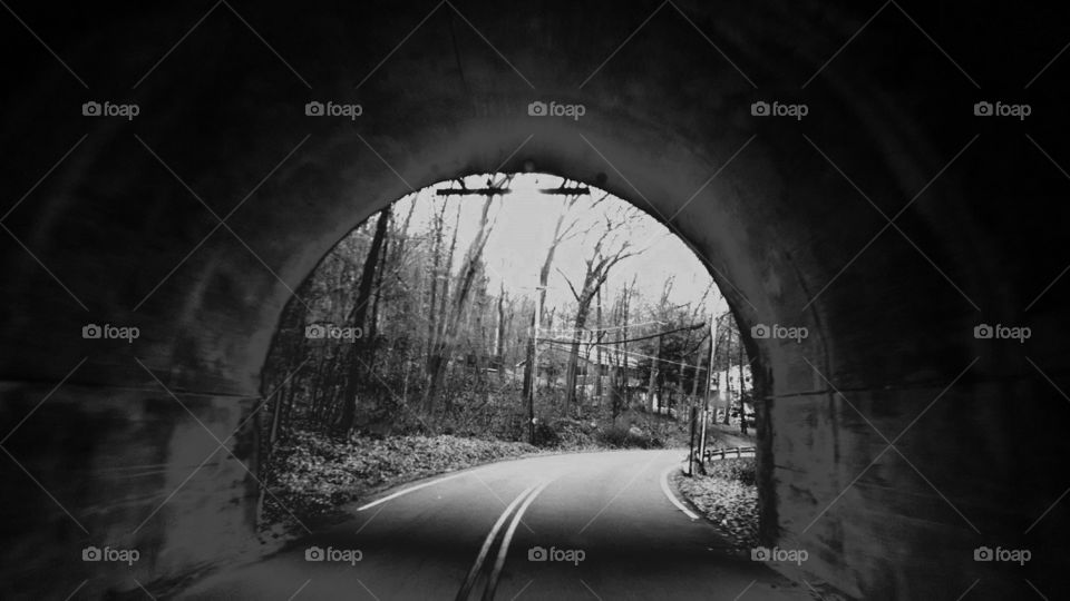 Tunnel vision. I took this pic in Byram new Jersey on 11/8/2015