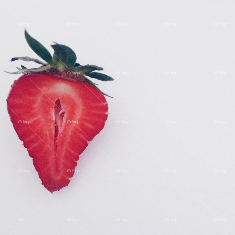 Close up of a strawberry