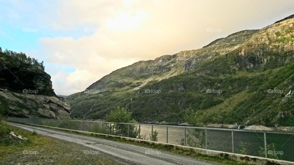 The rough nature in Norway