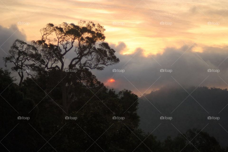 Sunrise at Gunung Datuk