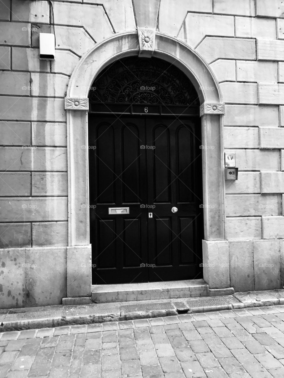 #blackandwhite #doors #outside #street