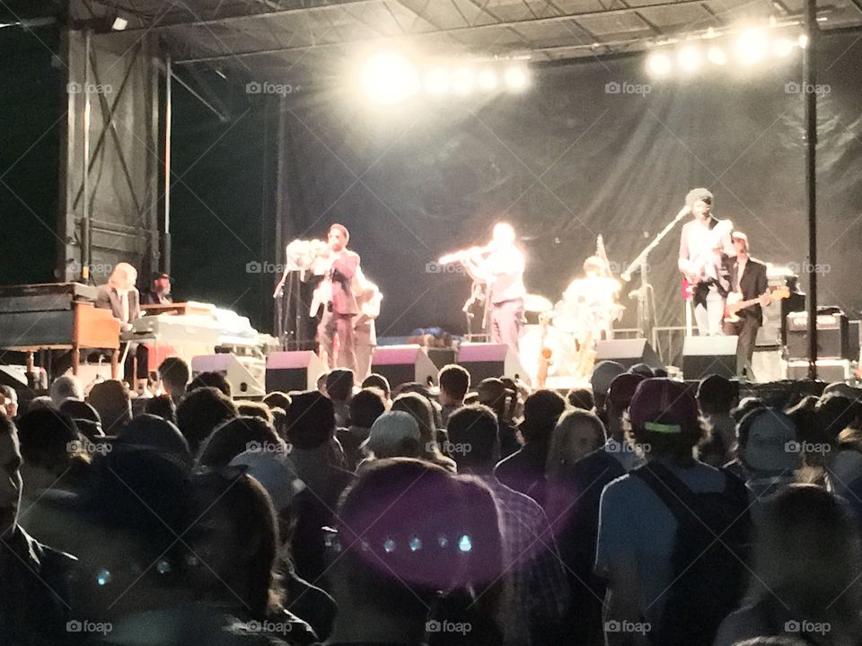 Booker T Jones concert. Blurry 