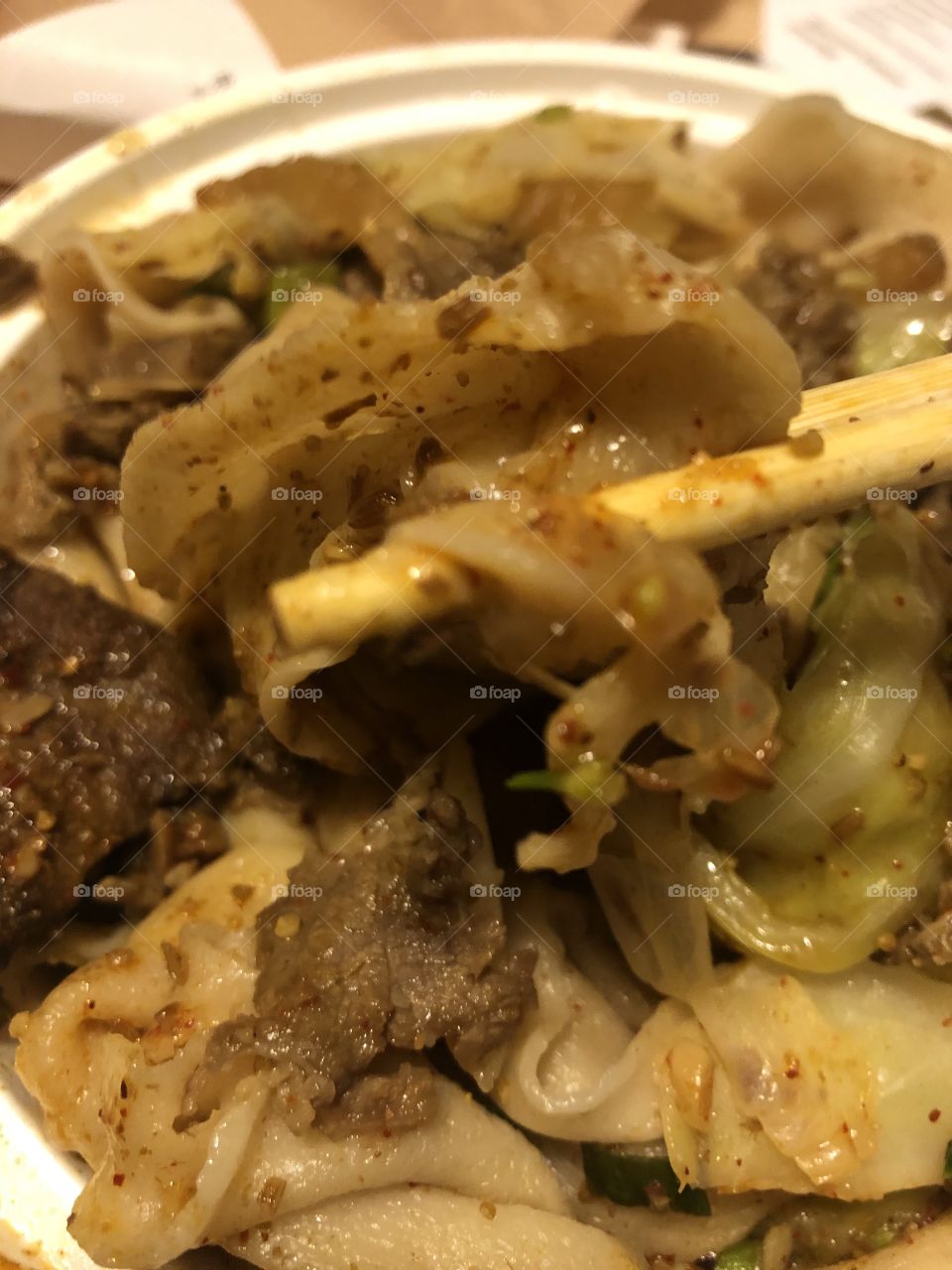 Lamb noodles