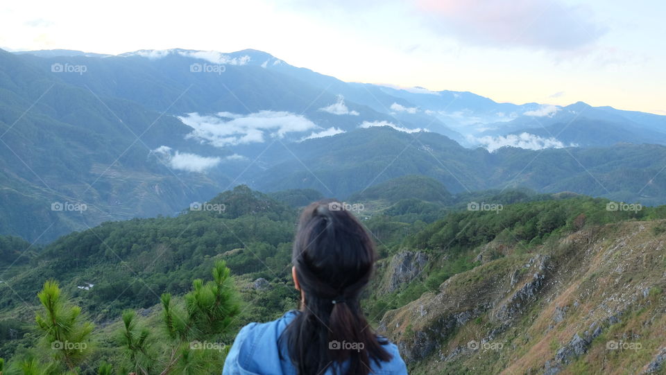 View atop the mountain