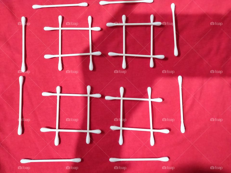 beautiful pattern on fabrics by hand