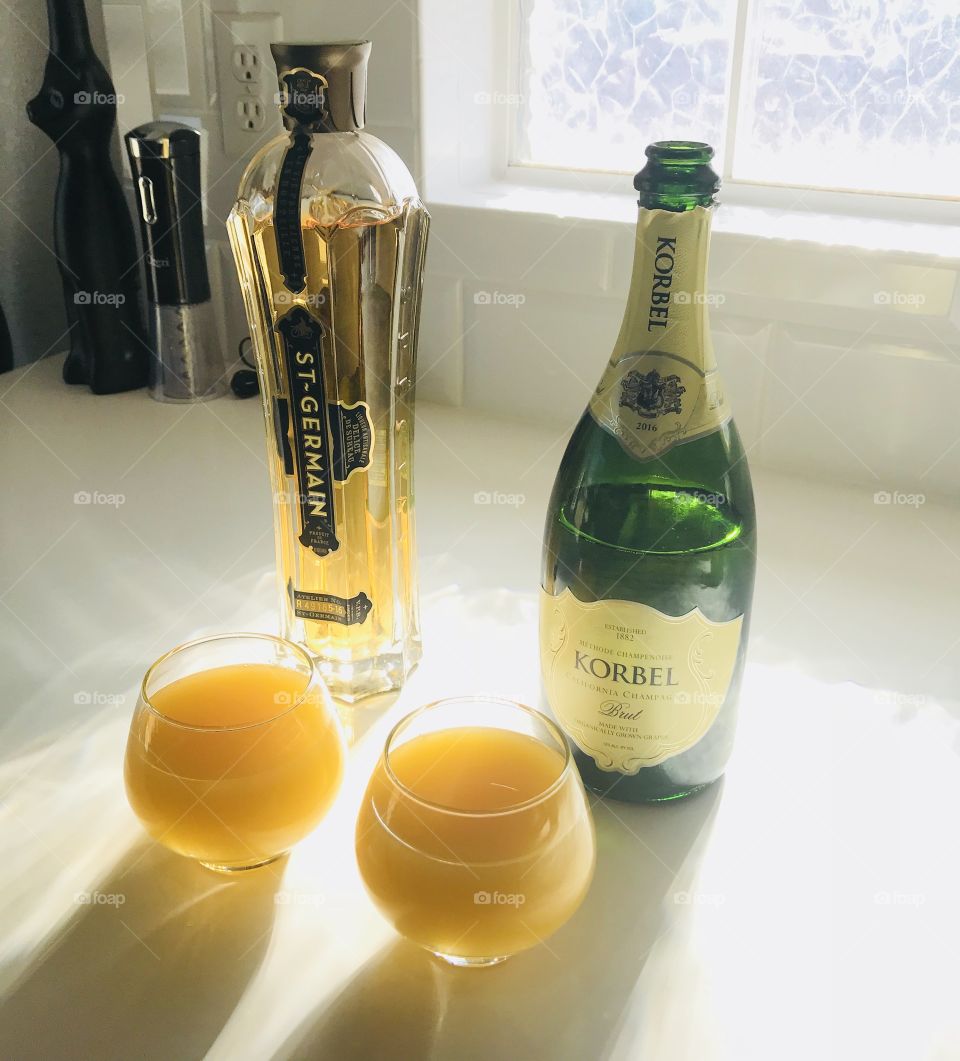 Morning mimosas