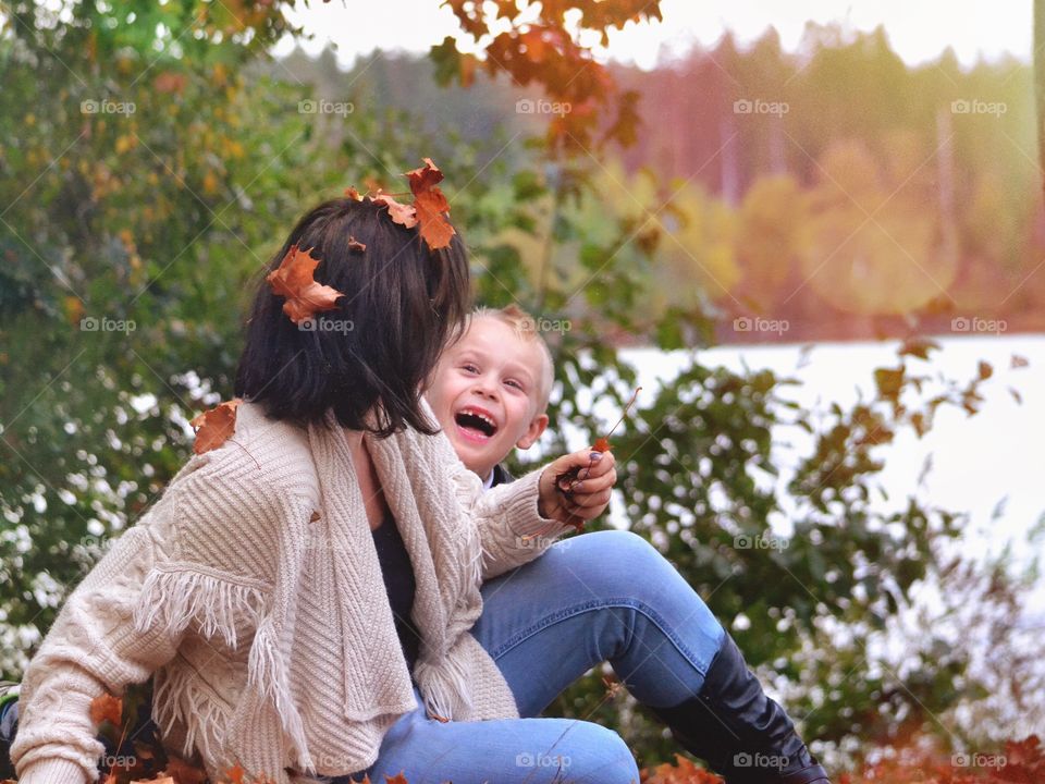 Outdoors, Park, Fall, Child, Nature