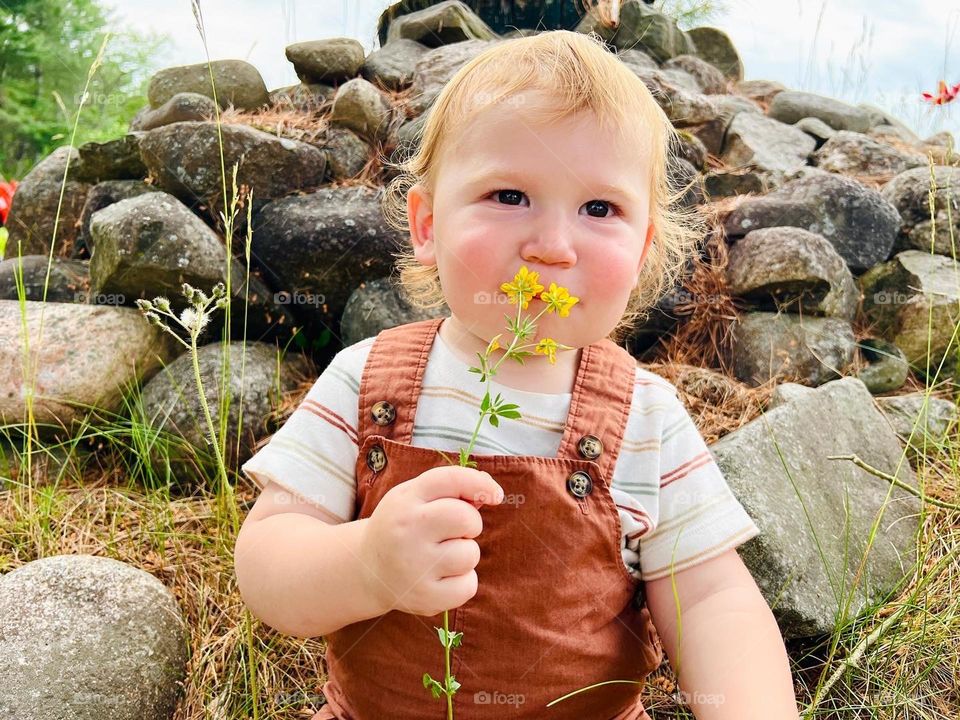 Smell the wildflowers. 