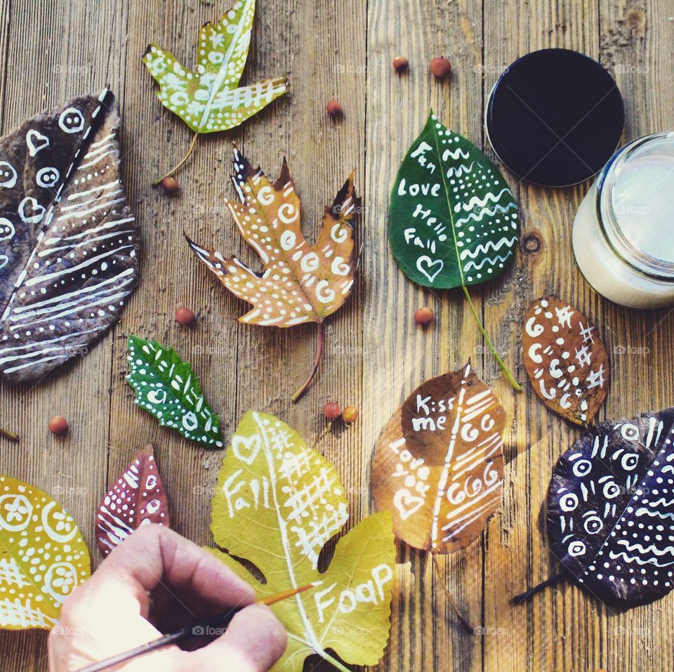 Fall FOAP inspired creativity craft projects 🍁