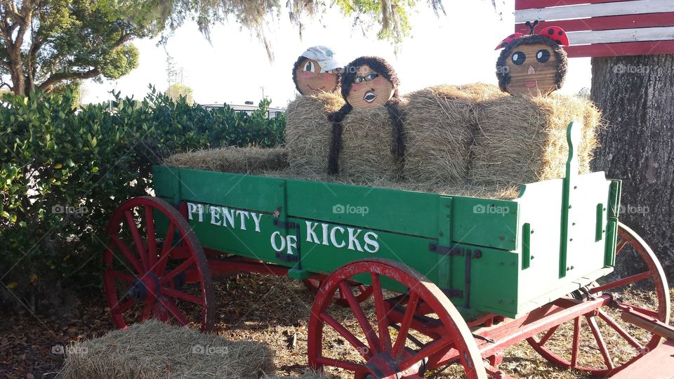 Hay Bale Wagon