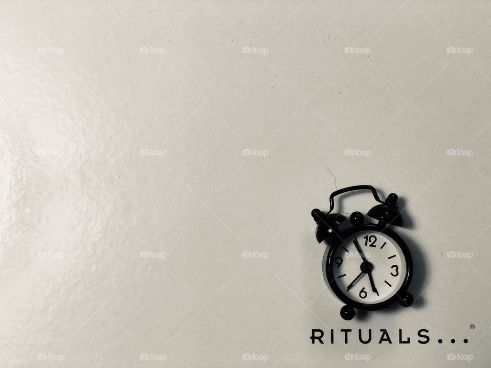 Time for rituals