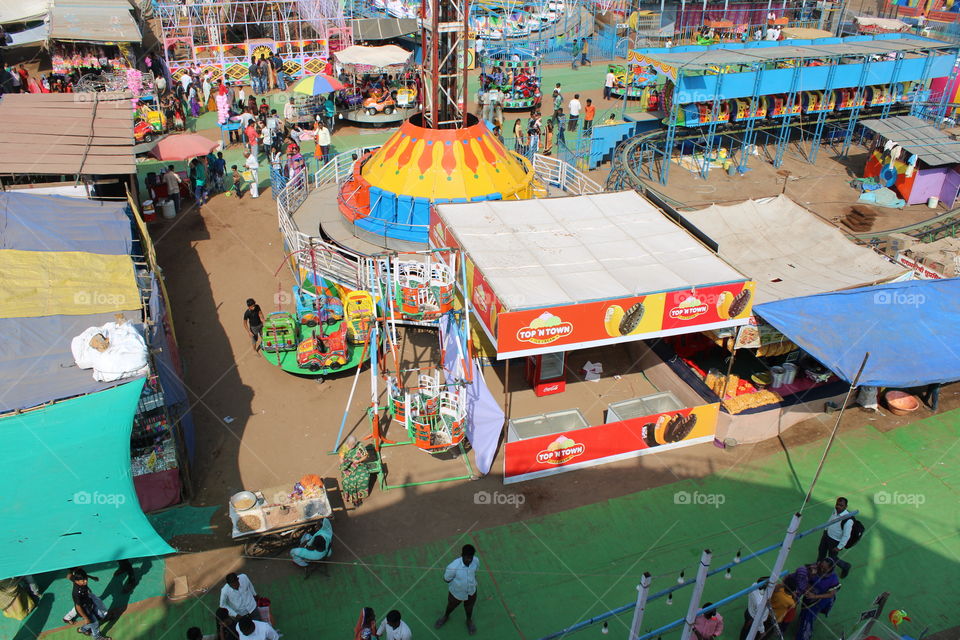 Indian yearly fair enjoyment