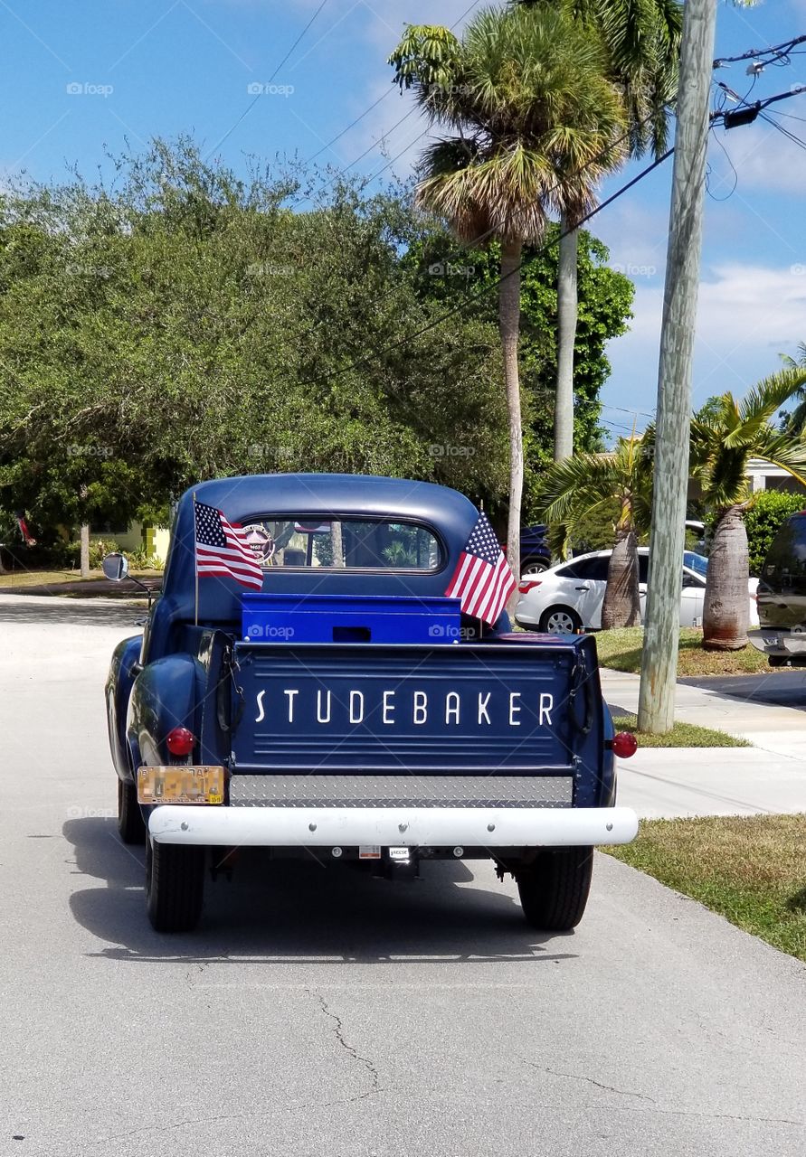 antique Studebaker truck