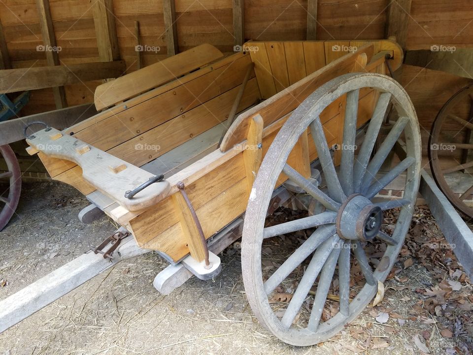 Wooden wagon