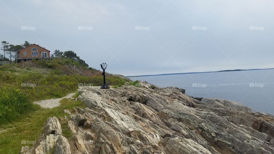 Maine coastal view