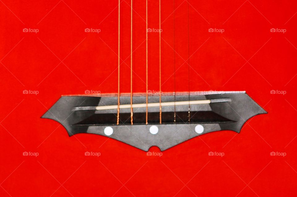 Red guitar