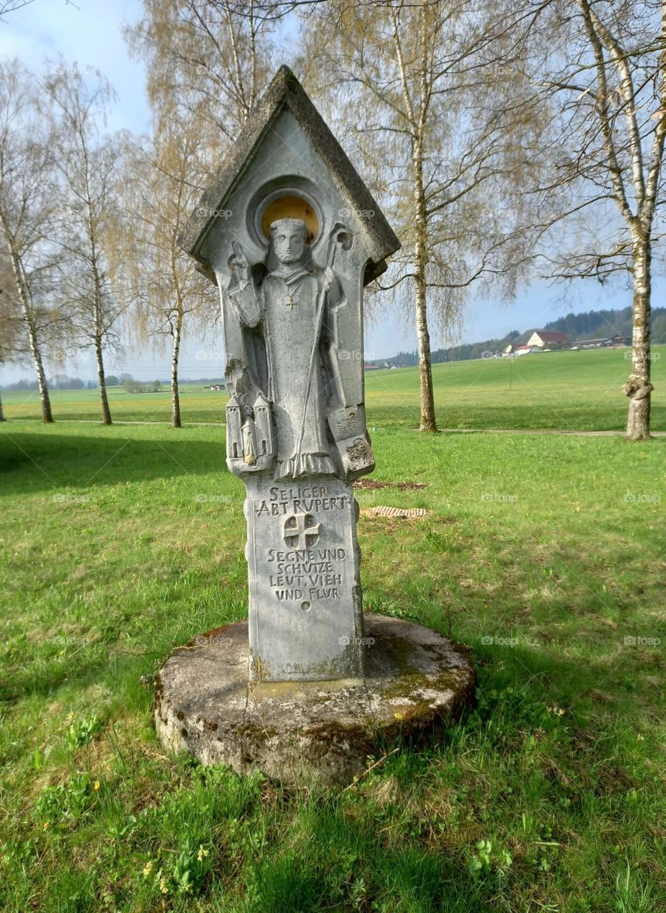 Roadside Shrine in Bavarian Countryside