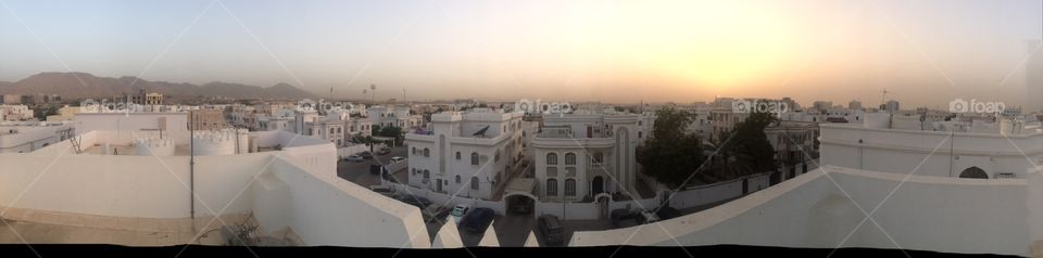 Arabian peninsula . This photo was taken from a rooftop in the Arabian peninsula 