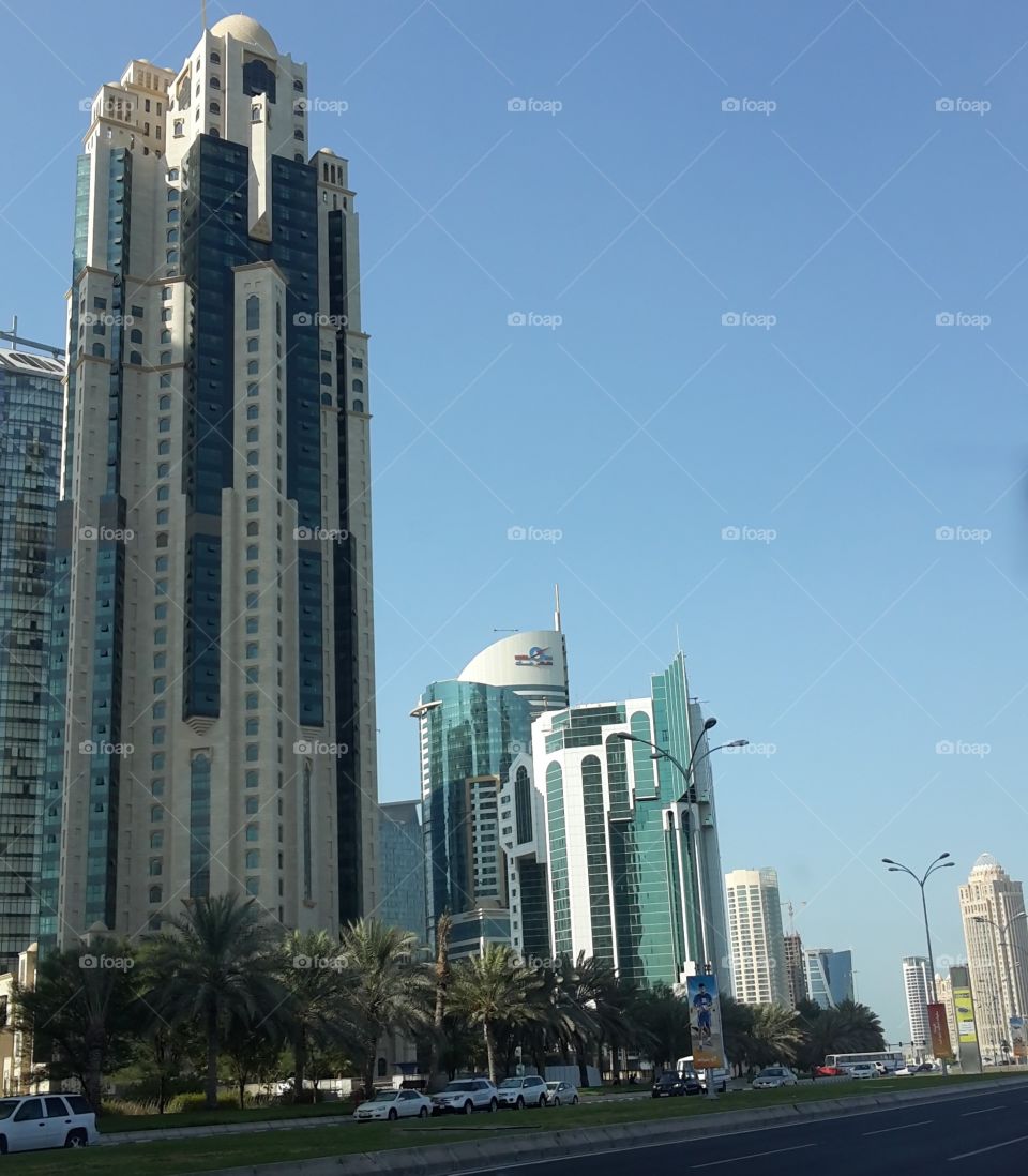 Some Buildings in Qatar