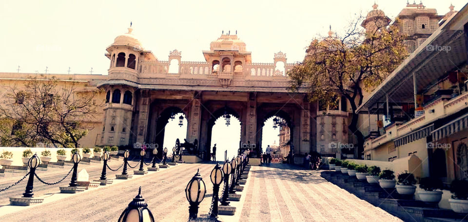 Historical monuments. Udaipur, Rajasthan.India