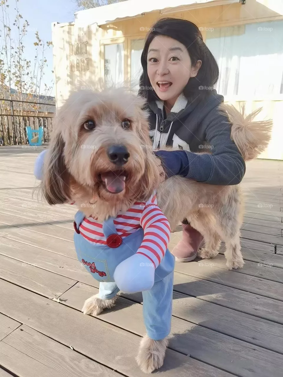Girl and Dog
