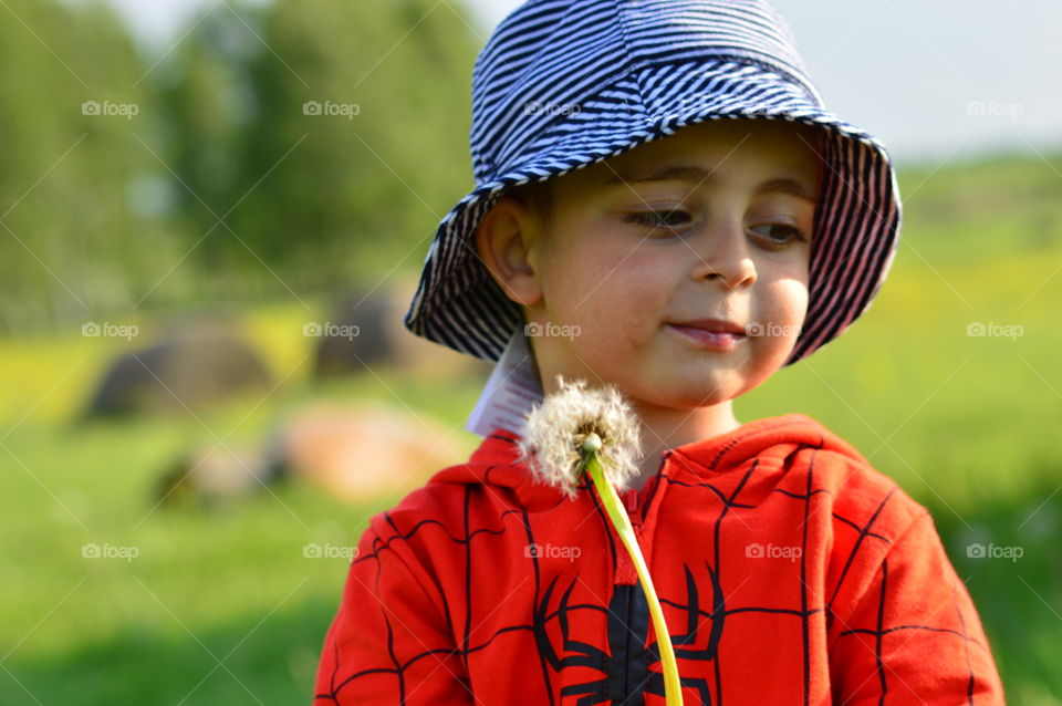 Little Boy with a blower/ series