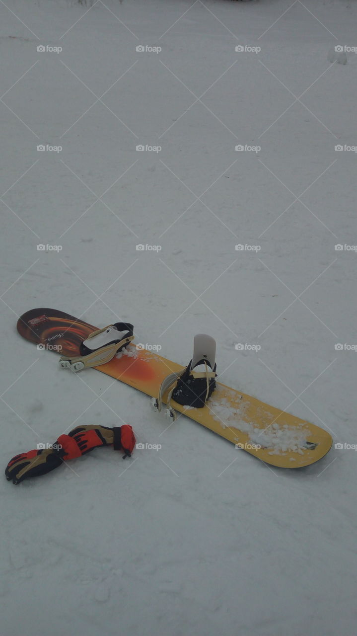 My snowboard