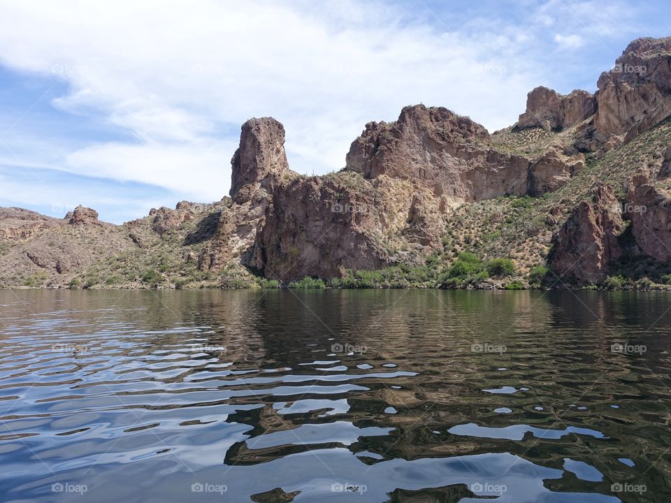 Reflection on Arizona Lake 
