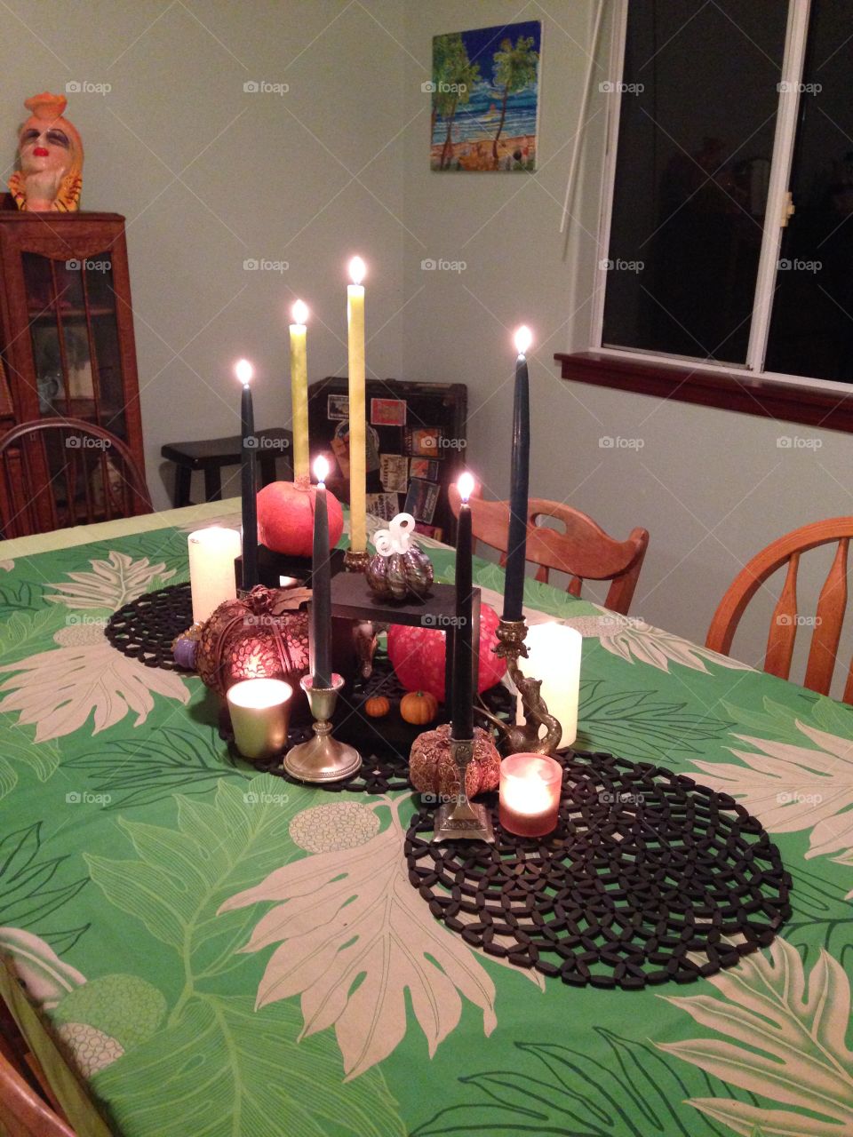 Thanksgiving table scape  