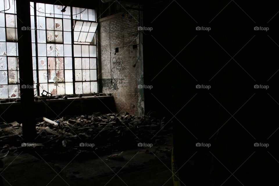Abandoned, Window, Light, No Person, Decay
