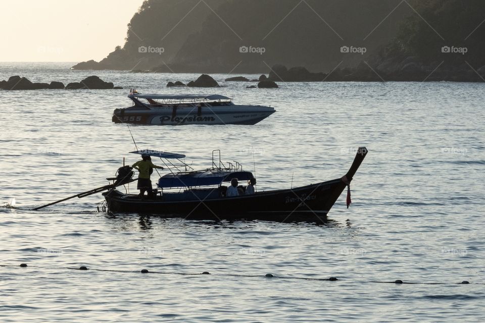 Boat for activity at the beautiful island ... Koh Lipe Thailand