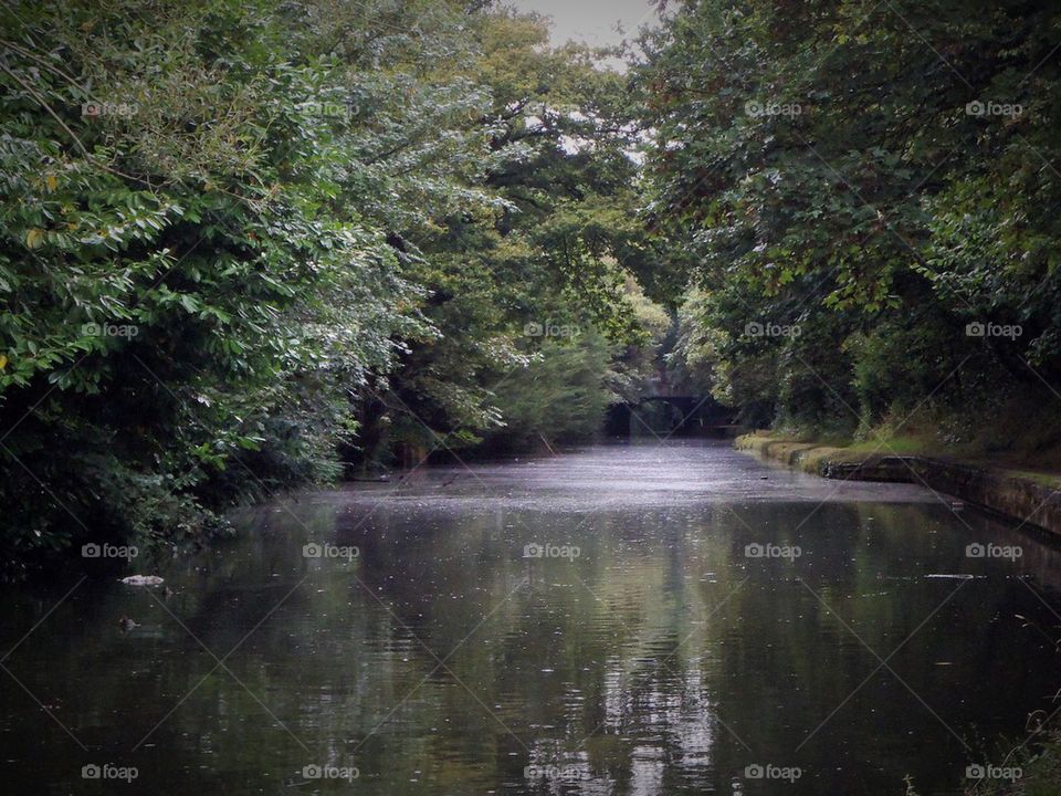 Birmingham canals before rain 