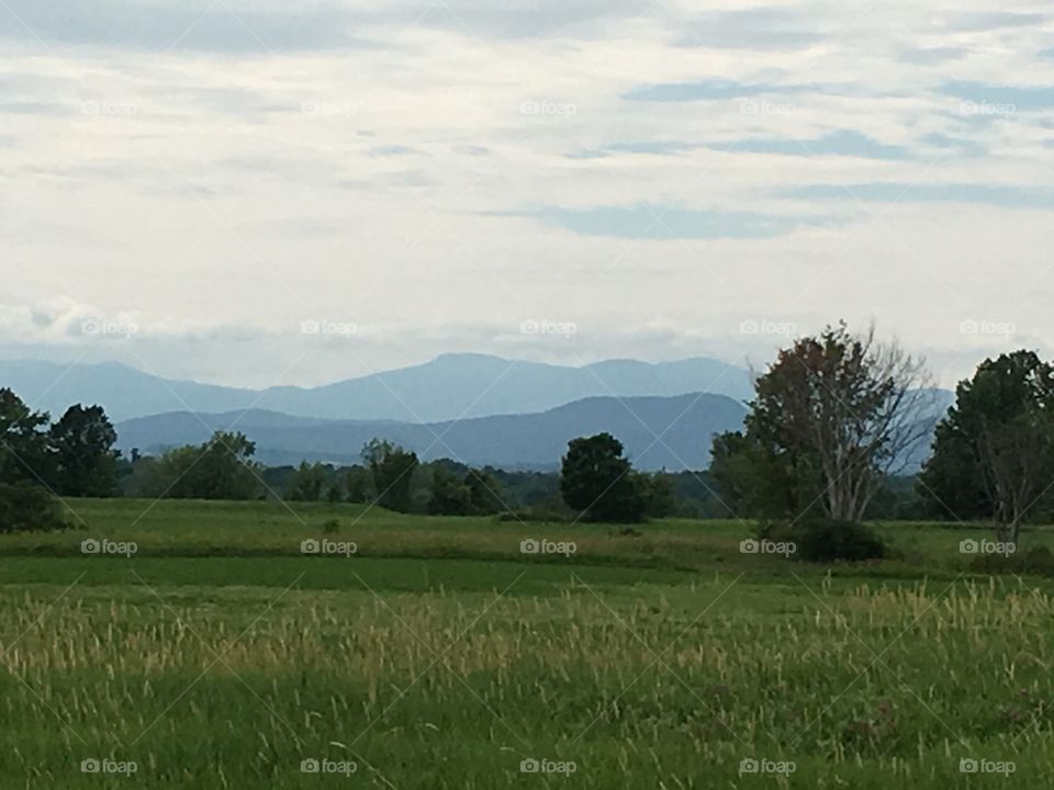 View of the mountains 