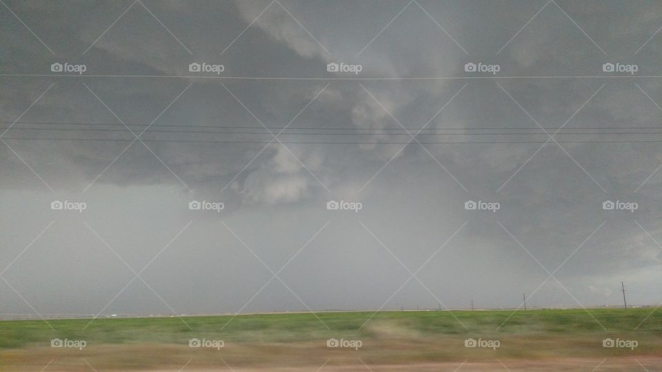severe storm in the Texas Panhandle