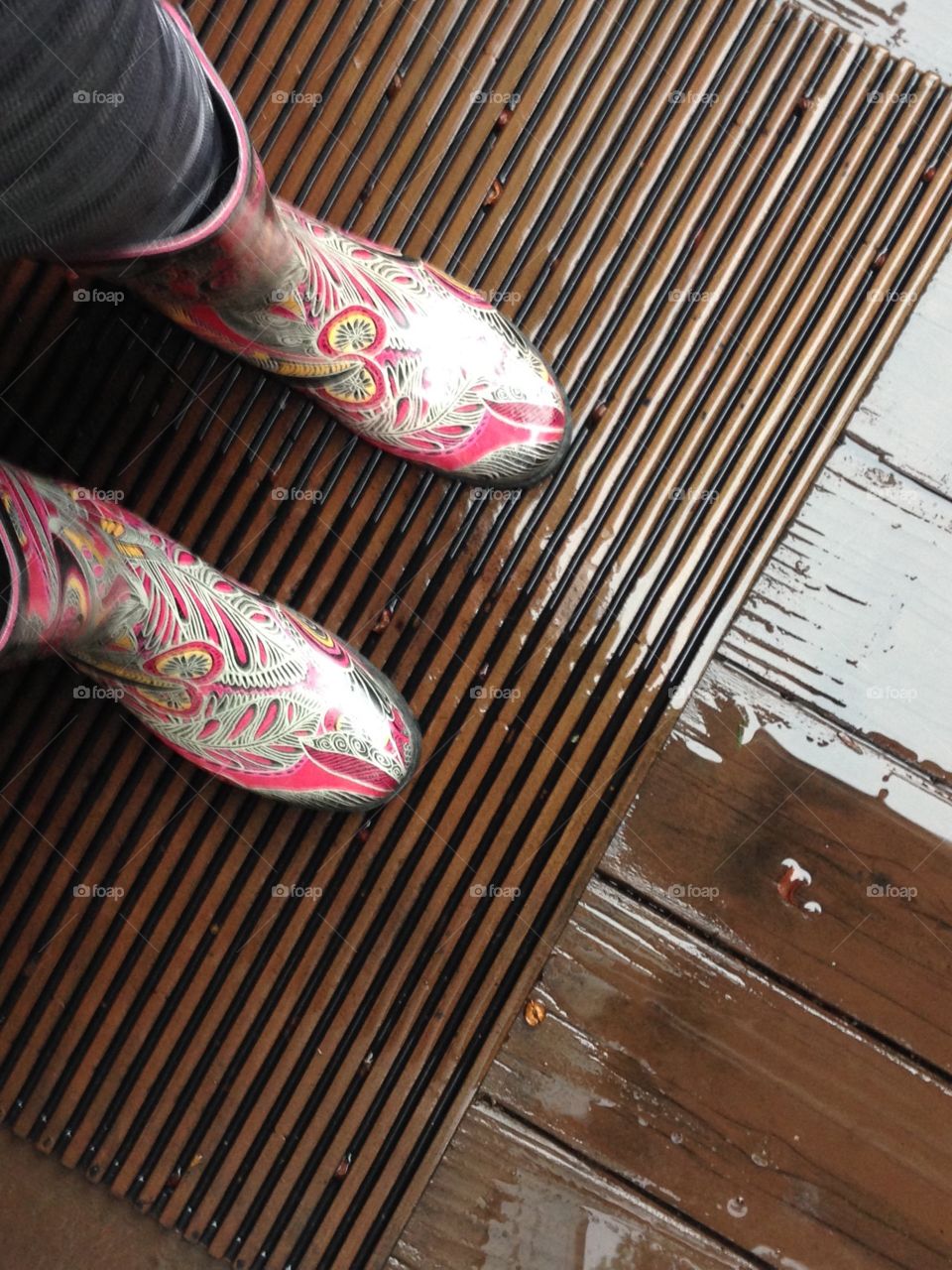 Rainy day footwear