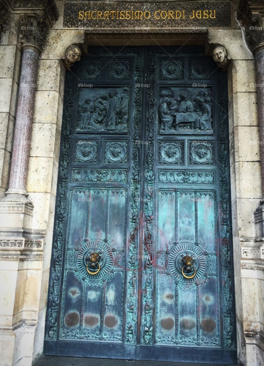 Beautiful door in Paris