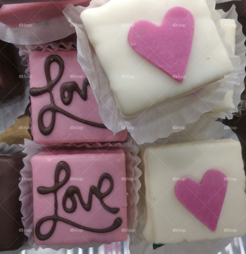 Valentine's day pastries