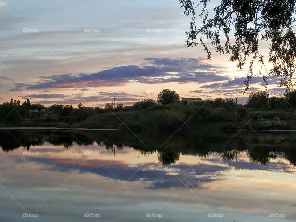 Silent summer evening