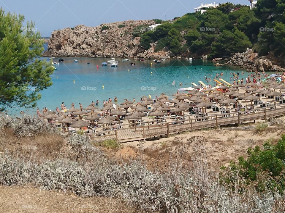 beach in Menorca